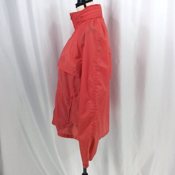 Saddlery Windbreaker Jacket Womens Size Small Convertible Hood Waterproof - Picture 4 of 9